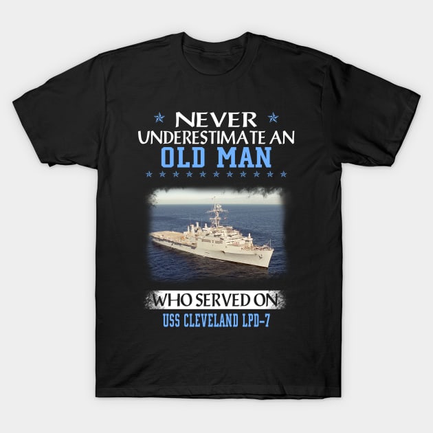 USS Cleveland LPD-7 Veterans Day Christmas Gift T-Shirt by gussiemc